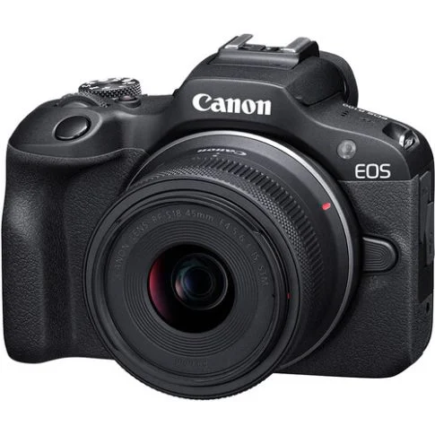 Canon EOS R100 Mirrorless Cámara Con Lente 18-45mm